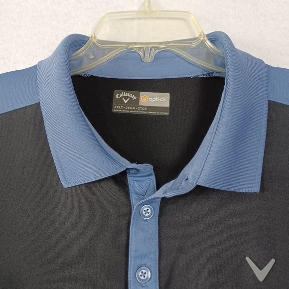 Callaway short sleeve polo shirt Sz XXLT - Picture 4 of 7